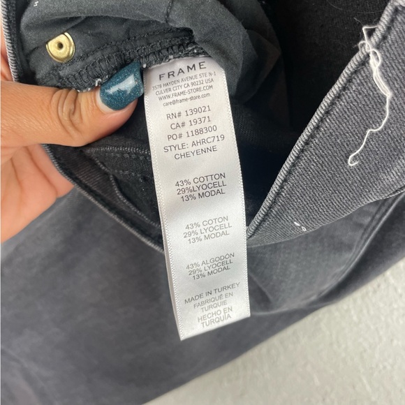 Frame Ali High Rise Cigarette Jeans Womens 25 - Picture 4 of 7